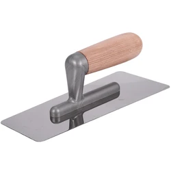 Truelle en acier inoxydable, 2 pièces, outil de pelle murale, outil de mastic, outil de finition de ciment 