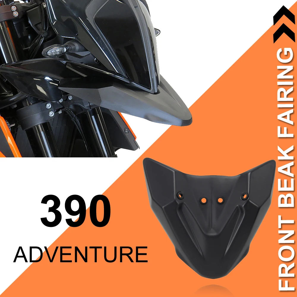 

NEW For 390 Adventure ADV 2020 2021 Motorcycle Accessories Front Fender Mudguard Beak Cowl Guard Extension Wheel Cover Fairing