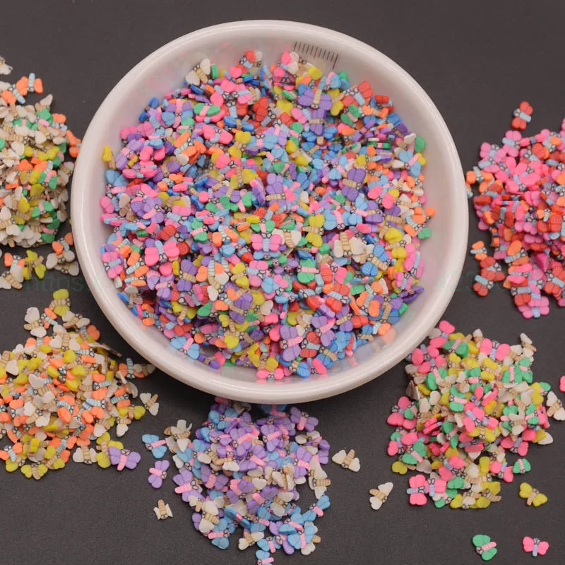 

65g/lot Dragonfly shape Polymer Clay Sprinkle for Phone Decoration,Scrapbook DIY,Crystal Mud Filling