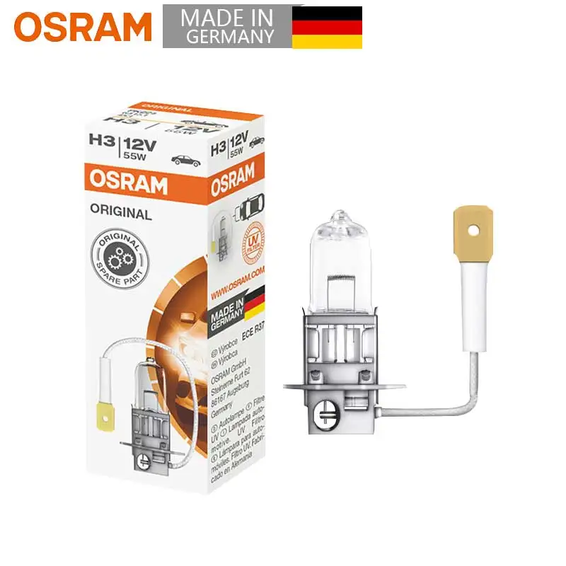 OSRAM Оригинальная H3 Автомобильная галогенная фара. Лампа накаливания. Стандартные