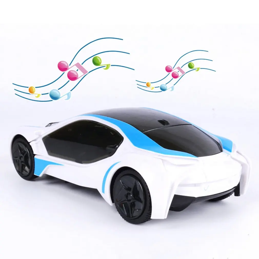 2020 Cool Universal LED Light Music Electric Flashing Cars Toys For Children Early Educational Sound Car Toys Boys New Year Gift