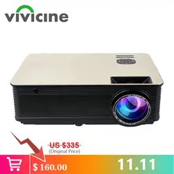 VIVICINE дома Театр HD проектор 5500 люмен, дополнительный Android 7,1 WiFi Bluetooth, Поддержка 1080 p светодиодный проектор для видеоигр проектор