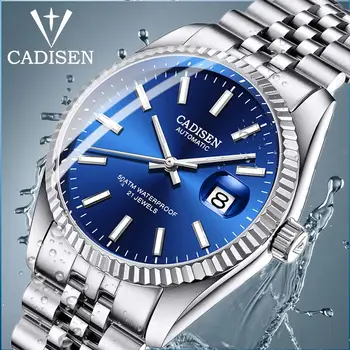 

CADISEN 2020 business watch men Automatic Luminous clock men sport waterproof Mechanical watches top brand relogio masculino