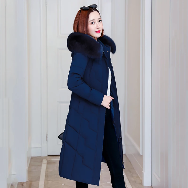 2020 Winter X-Long Down Jacket for Women Plus Size