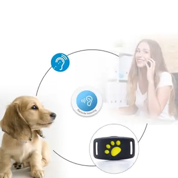 ペットロケータインテリジェンス gps トラッカー場所防水襟地理フェンス犬猫子犬ファインダー警報音声追跡装置 C42