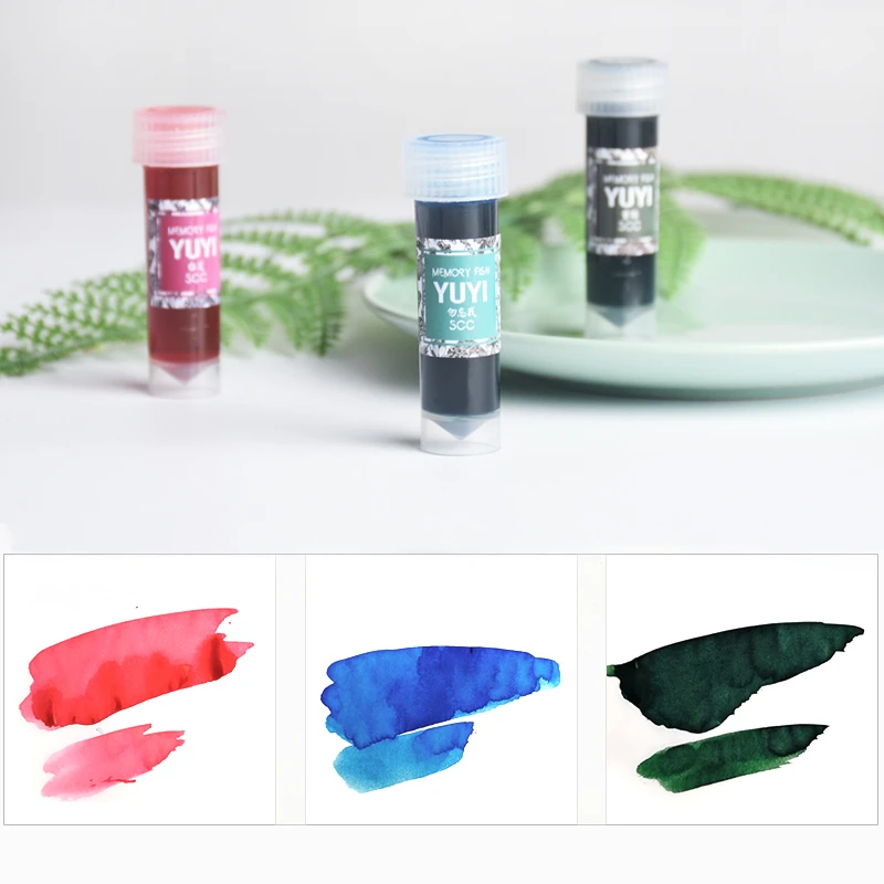 Fountain Pen Color Ink Non-carbon Gradient Powder-free Dip Pen Glass Star Stationery Paints