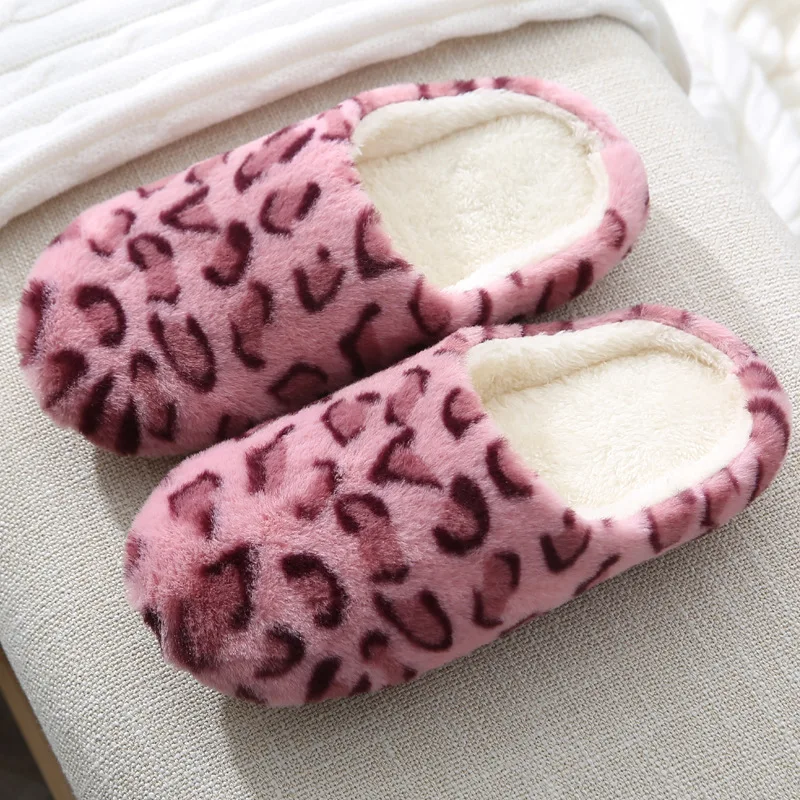 indoor and outdoor slippers Women Indoor Slippers Warm Plush Home Slipper Autumn Winter Shoes Woman House Flat Floor Soft Silent Slides for Bedroom indoor house slippers Indoor Slippers