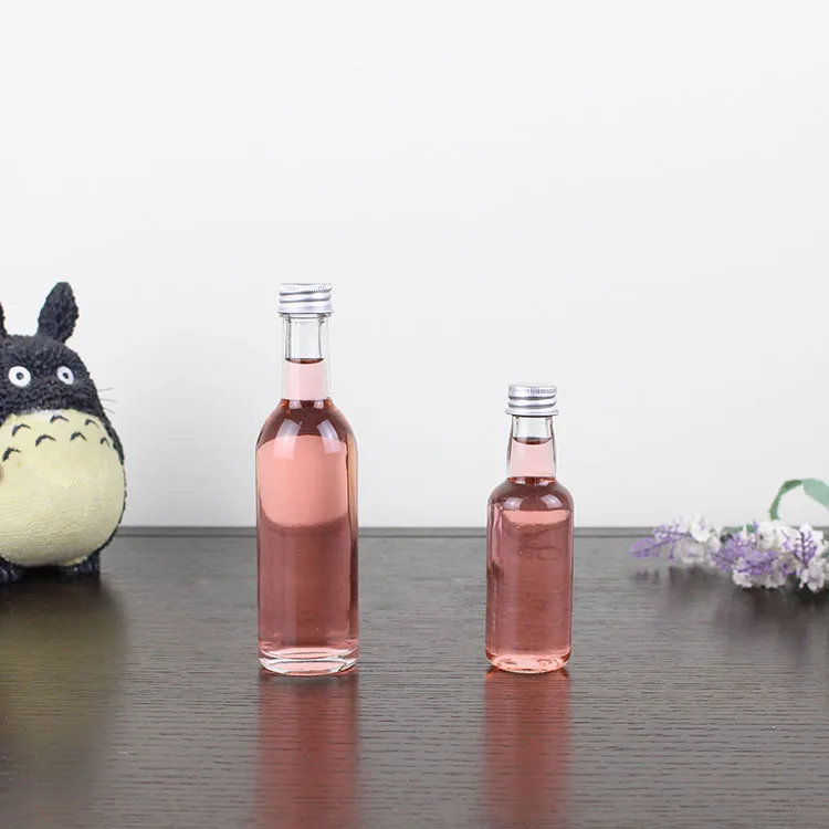 

small bottle 50ml 100ml Crystal white material wine bottle Bottling 5pcs