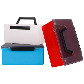 Fishing Tackle Box PVC High Quality Fishing Box Gear Accessories Storage Box Case Fishing Tackle Box Accessories 5