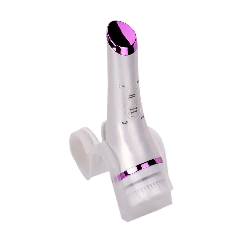 

2 In 1 Facial Cleansing Brush Rechargeable Face Brush Set Waterproof Electric Rotating Face Scrubber for Deep Cleaning Exfoliati