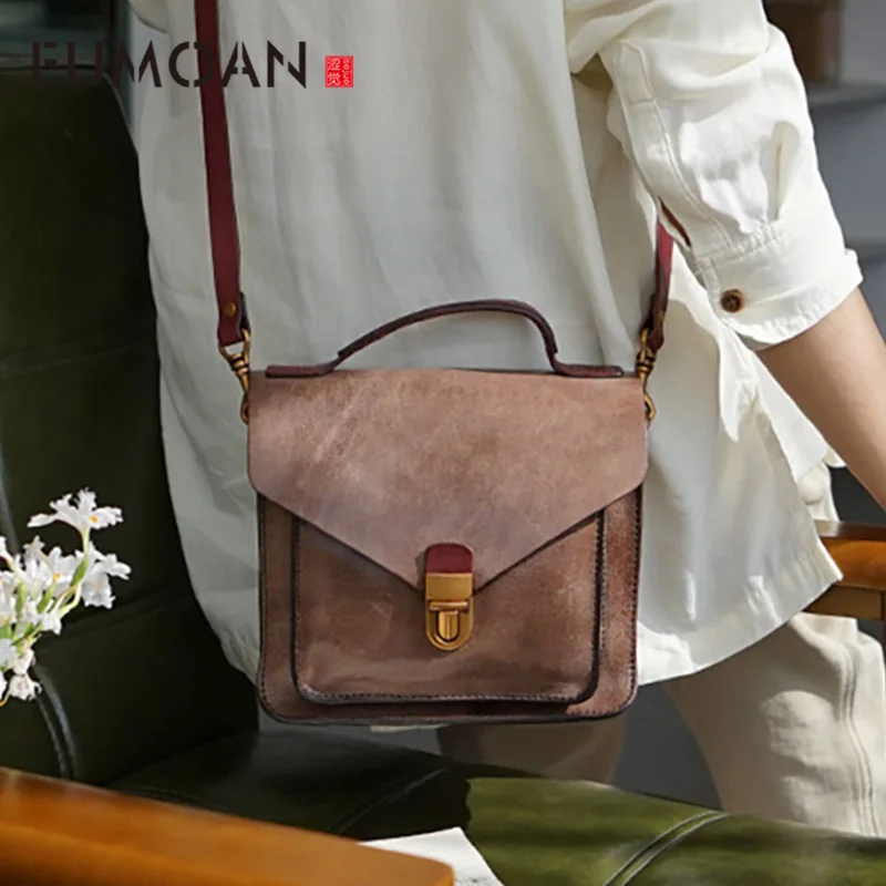 postman leather bag