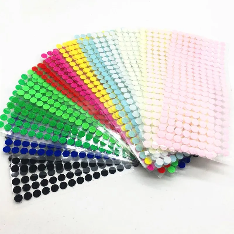 Double Sided Hook and Loop Roll Green 3//4 inch 5 Yard 15 Feet