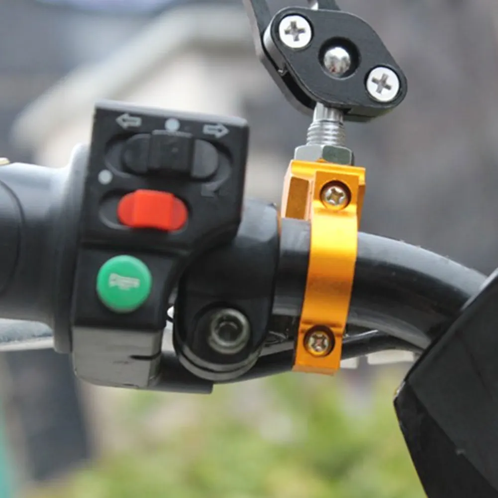 Mirror Holder Rearview Bicycle 1PCS Motorcycle Accessories Fixed Refit Stand