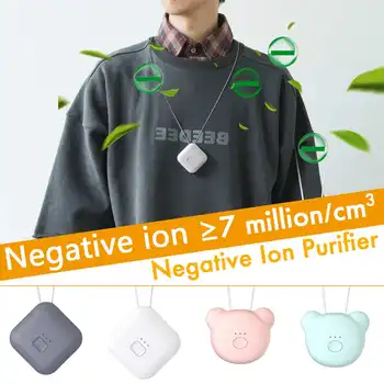 

Personal Wearable Air Purifier Necklace/Mini Portable Air Freshner Ionizer/Negative Ion Generator/Odor /Remove