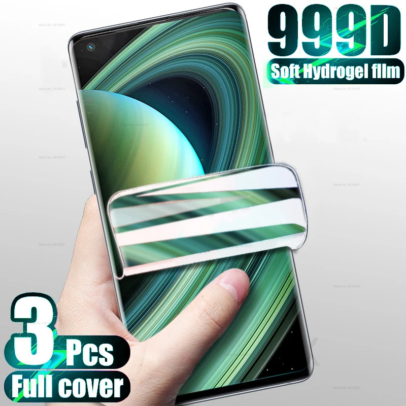 Гидрогелевая пленка 3-1 шт. для Xiaomi Poco M3 X3 защита экрана mi 9 cc9 note 10 pro a3 lite redmi 5 6 7 8 K30
