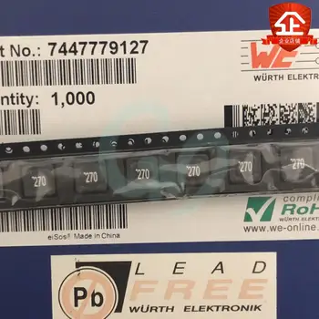 

50PCS 7447779127 SMD power inductor 7*7*4.5mm 27uH 1.24A shielded inductor