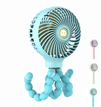 

Mini Changeable Adjustable USB Octopus Fan 3 Speed Transform Eveywhere Chargeable Hanging Fan Handheld Toys For Gift Office Home