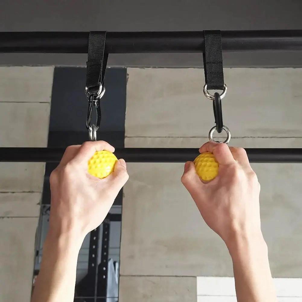 2pcs 7.2cm Pullup Balls Hand Grips Finger Force Trainer Cannonball
