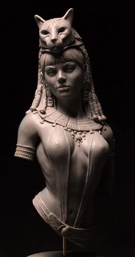 1/10 ancient woman warrior bust (NO BASE ) Resin figure Model kits Miniature gk Unassembly Unpainted|Model Building Kits| - AliExpress