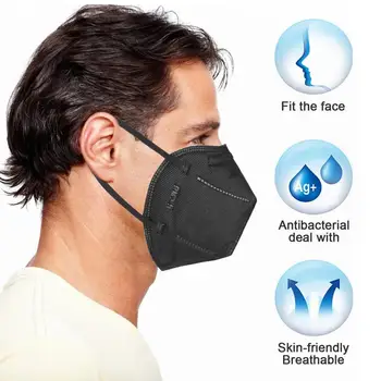 

1PCS Anti-haze mask porous breathing valve soft and comfortable Anti-fog Bicycle Riding Comfortable Face Mask 1 pcs