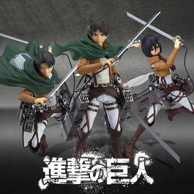 figma 進撃の巨人 フィギュア4体セット 進撃の巨人フィギュアマックスファクトリー figma ミカサ