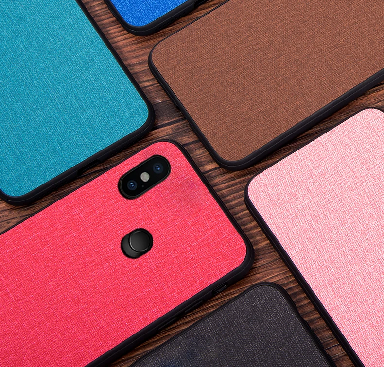 Чехол для Xiaomi mi A3 тканевый кожаный жесткий чехол на заднюю панель роскошный