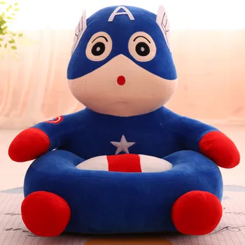 

Cartoon Superman Hero Sofa Baby Learning Seats Soft Chair Removable Sofa Kids Plush Toys Stuffed Toys Wholesale Children Gifts