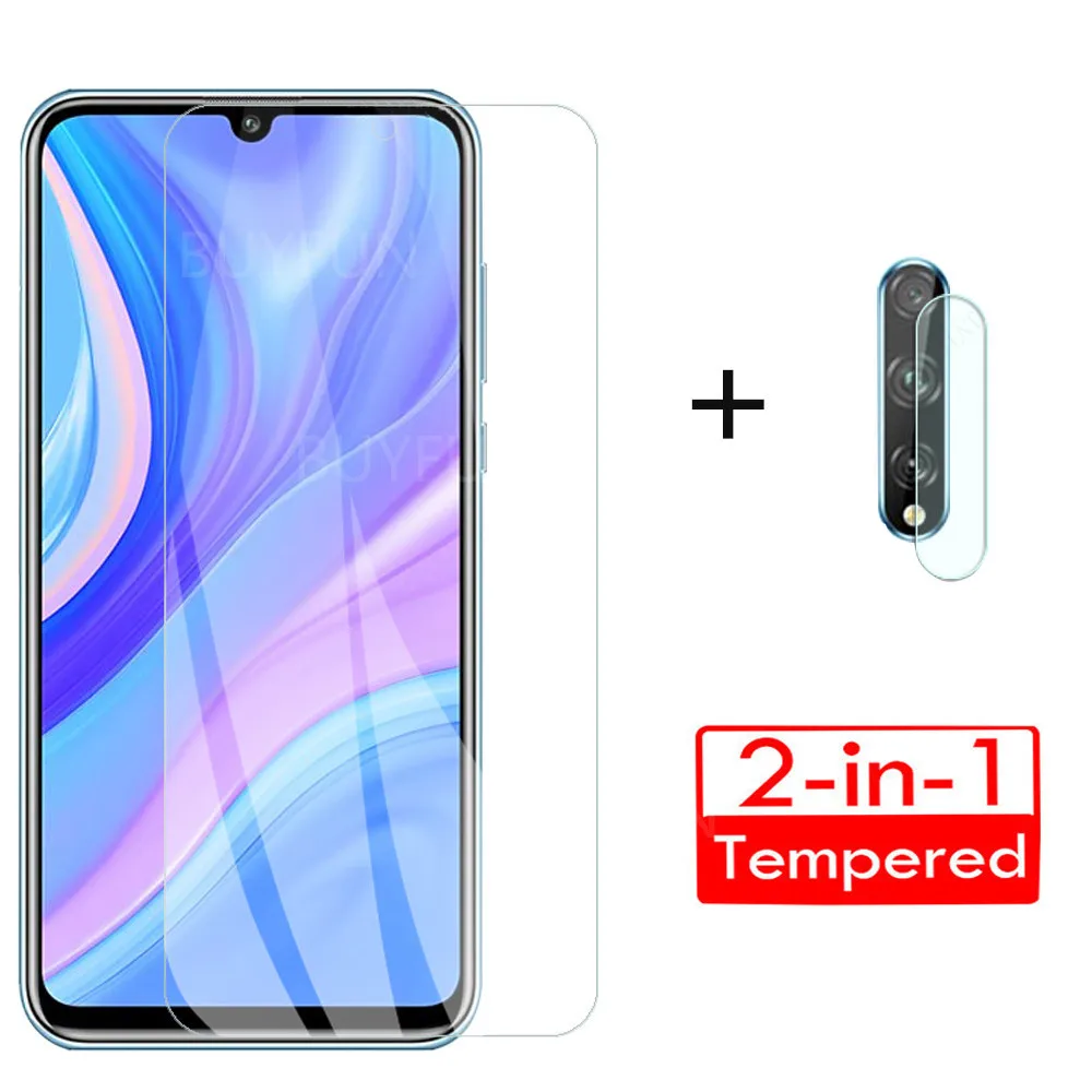 2in1 камера Защитное стекло для Huawei Y8P протектор экрана из закаленного стекла y8p Y8 p