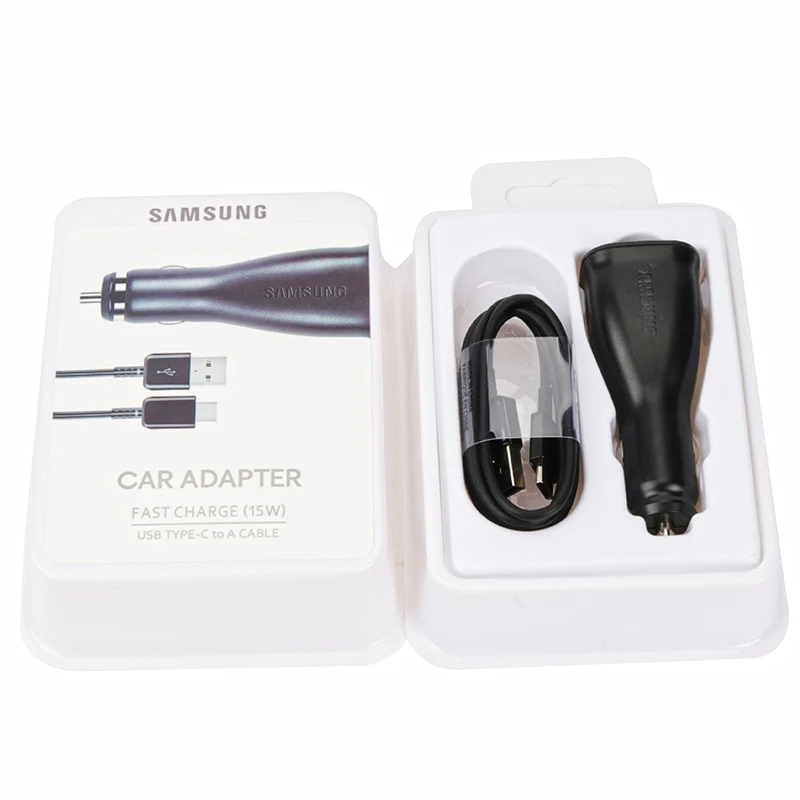 dual car charger Samsung Car Charger Adapter Dual USB Fast Car Cigeratte Adapter USB-C Cable For Galaxy S8 S9 S10 + Note 8 9 10 A30 A50 A70 A9S dual car charger Car Chargers