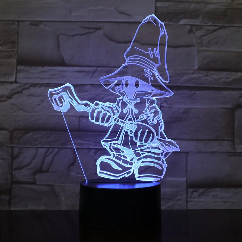 Игра FINAL FANTASY IX Ночной светильник светодиодный сенсорный датчик декоративная