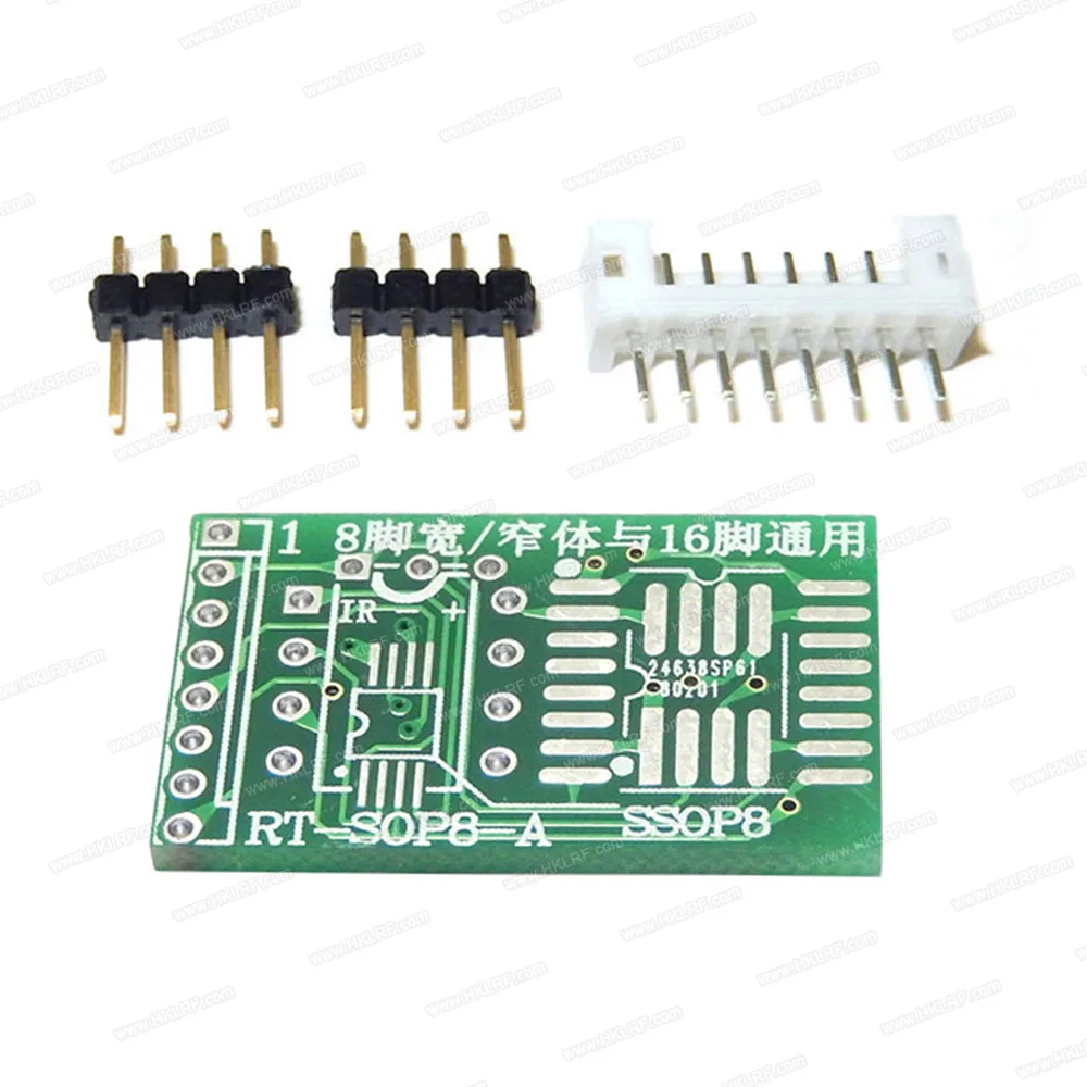 RT809F Серийный ЖК-дисплей ISP универсальный программатор+ 8 адаптеров SOP8 IC клип SOP8 адаптеры с ISCP ISP кабель