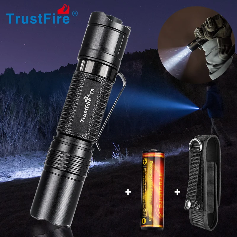 Trustfire – lampe de poche Mc5 à Led, Rechargeable par Usb, 3300