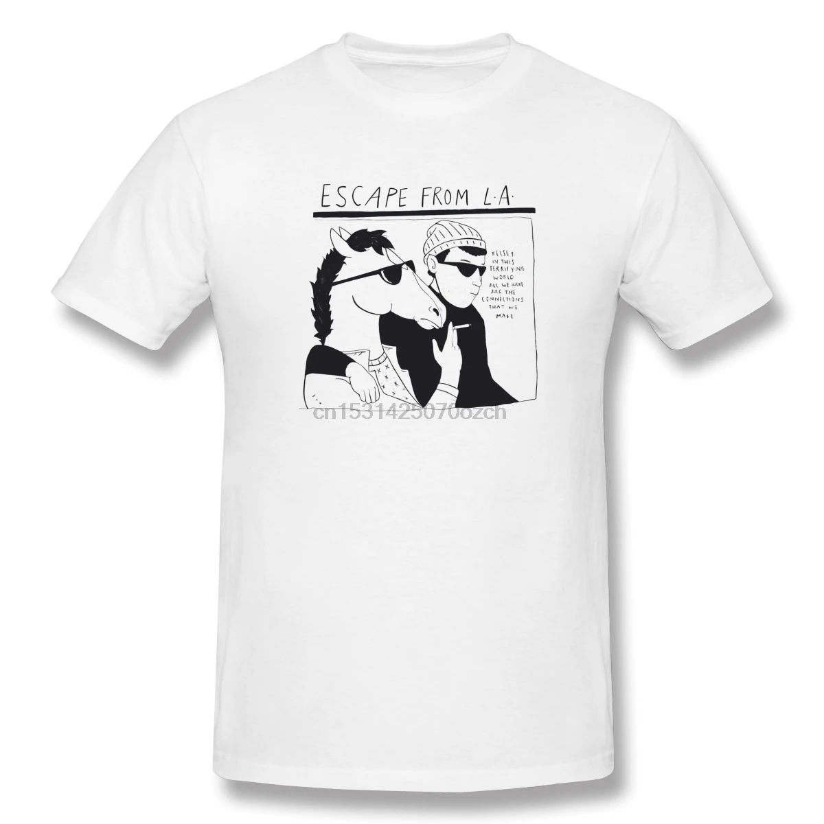 БоДжек и Молодежный бег из Л. А. Мужская Базовая футболка B And Horseman с коротким