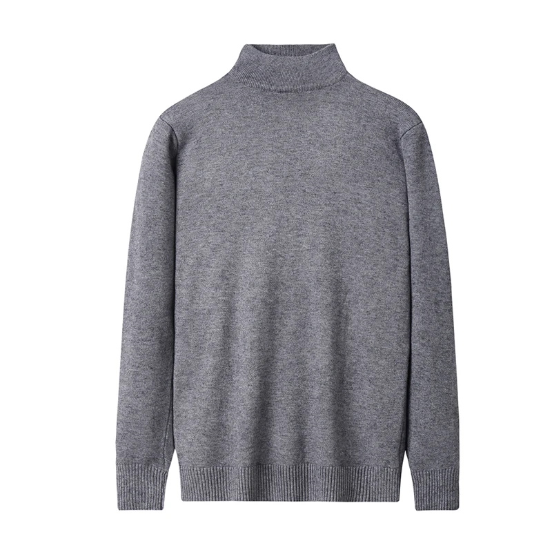 GustOmerD 2019 Brand Quality Mens Sweaters Solid Slim Fit Winter Warm Pullovers Men Fashion Turtleneck Sweater Men 6 Colors