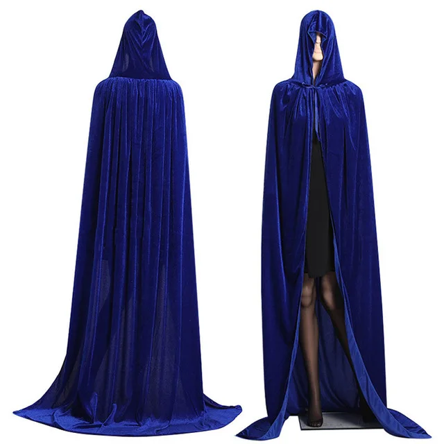Готический плащ с капюшоном Wicca Robe Witch Larp, накидка для женщин и мужчин, костюмы на Хэллоуин, вампиры, Необычные вечерние костюмы, размер S-M - Цвет: Коричневый