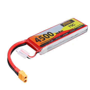 

ZOP Power 7.4V 4500mAh 75C 2S Lipo Battery XT60 Plug For RC Quadcopter Airplane Helicopter Car