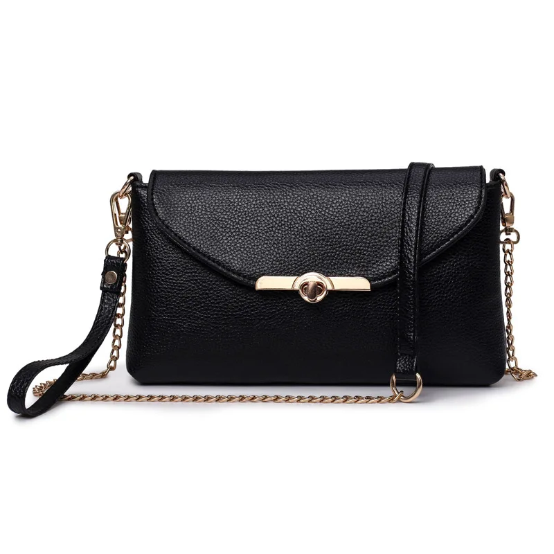 

Square Sling Bag Spring And Summer New Style Fashion Chain PU Handbag Shoulder Oblique Bag Lock WOMEN'S Bag