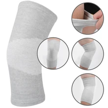 4 Sides HighElasticity Bamboo Charcoal Keep Warm Sport Knitting Breathable Antiskid Support Patella Kneecap Protective Equipment