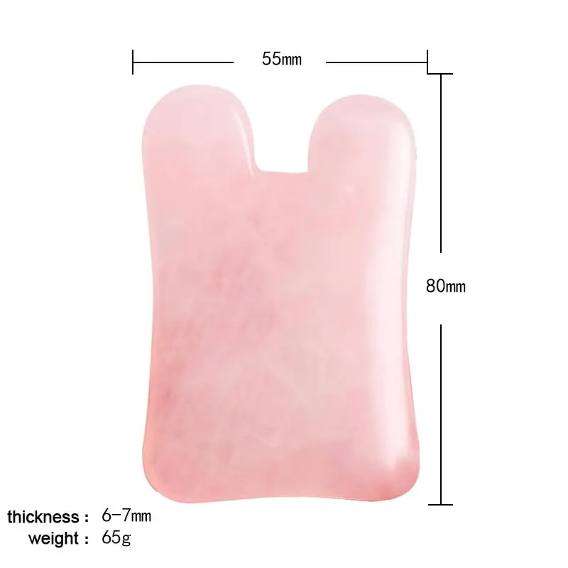 Уход за лицом Gua Sha инструменты натуральный розовый кварц Guasha массаж тела для похудения лица для ухода за здоровьем красота Acupuntura гуашь массажер - Цвет: guasha c