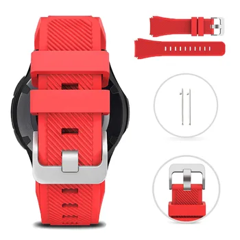 

Silicone WatchBand Strap for garmin Approach S40 vivoactive 3t HR Vivoactive 3 Replacement For Garmin Forerunner 645 245 Band