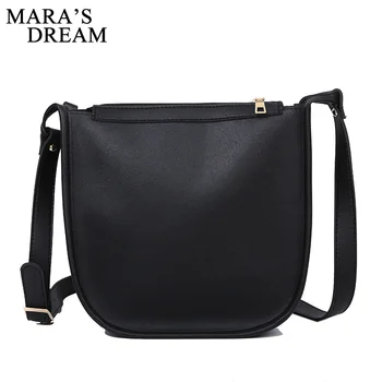 

Mara's Dream 2020 New Solid Color Fashion Autumn Female Bag Simple Large-capacity One-shoulder All-match Messenger Bucket Bag
