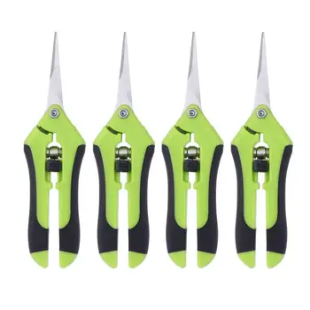 

4Pcs Plastic Handle Gardening Scissors Durable Garden Pruning Shears Fruit Tree Cutting Branch Shears for Yard Home Garden