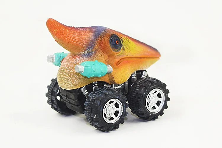 Модель динозавра с перекрестной окантовкой, игрушечная машинка с t-rex, игрушечная гоночная машинка, детская игрушка на день, оптом