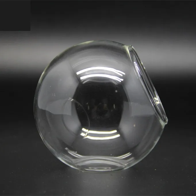 Пустая стеклянная снежный шар мох DIY Ваза Круглая косая бутылка микро