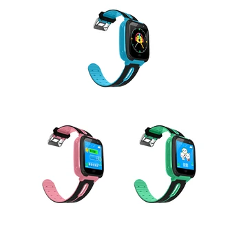 

S4 GPS+AGPS+LBS Positioning LED Flashlight Touch Screen Children Smart Watches Remote Control Photograghing Kids Wristwach
