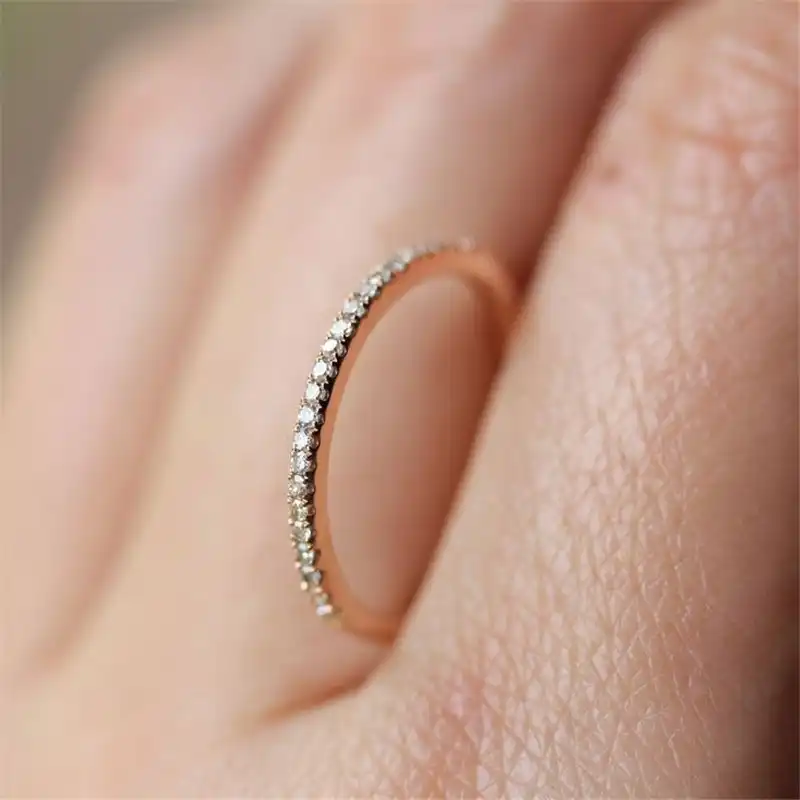 modyle promotion gold color smooth couple cz sto
