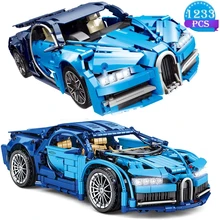 

Technical Expert Famous Racing Series Red Blue Diy Bricks Model Children's Education Set Toys Boyfriend's Birthday Gifts