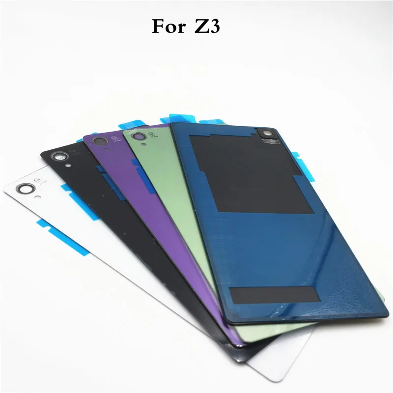 Стеклянный корпус батарейного отсека задняя крышка для Sony Xperia Z3 L55T D6603 D6643 D6653