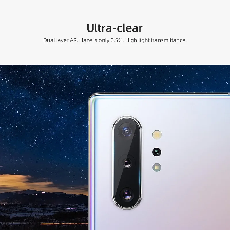2 шт задняя камера Объектив Закаленное стекло для samsung Galaxy Note 10 камера протектор HD Прозрачная AR пленка для samsung Note 10 Plus стекло