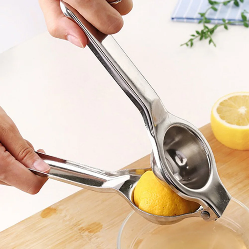

Multifunctional Portable Lemon Juicer Kitchen Accessories Squeezer Garlic Press Hand Handle Manual Stainless Steel Tool Juicer